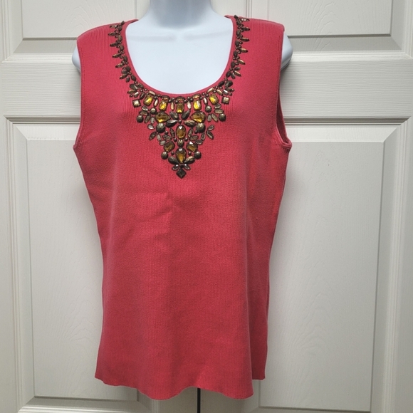 Ruby Rd Jewel Embellished Sweater - Picture 2 of 6